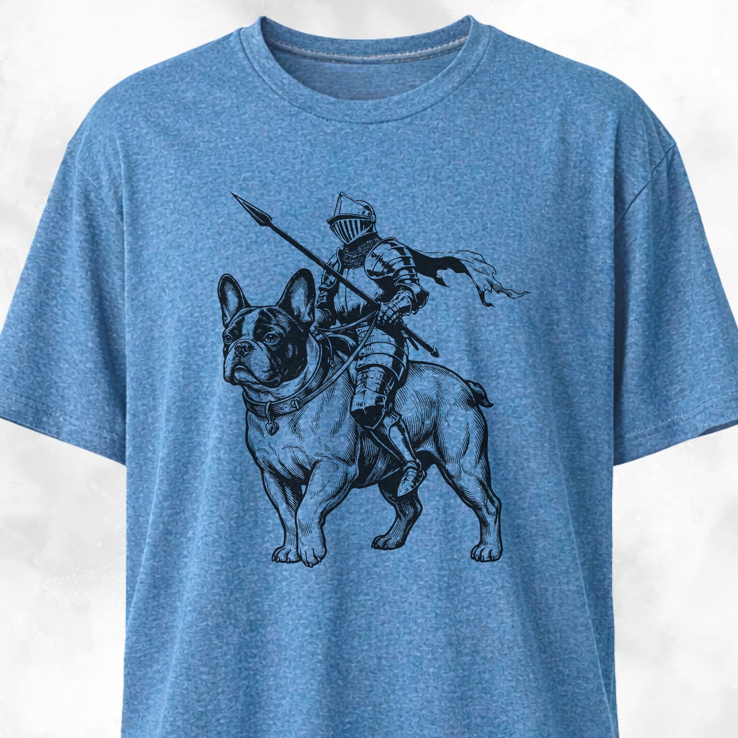 Knight Riding A Frenchie T-Shirt