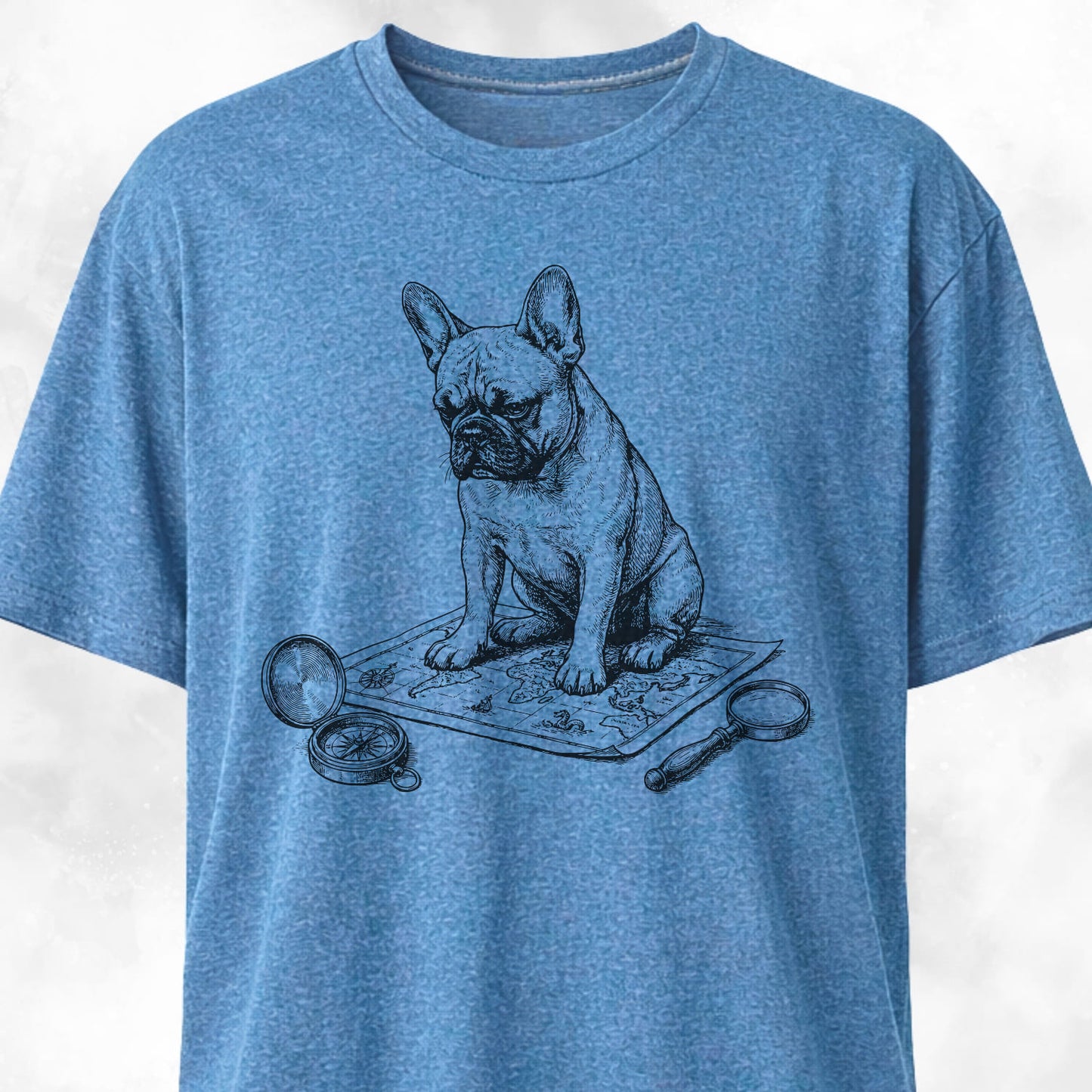 World Traveler French Bulldog T-Shirt