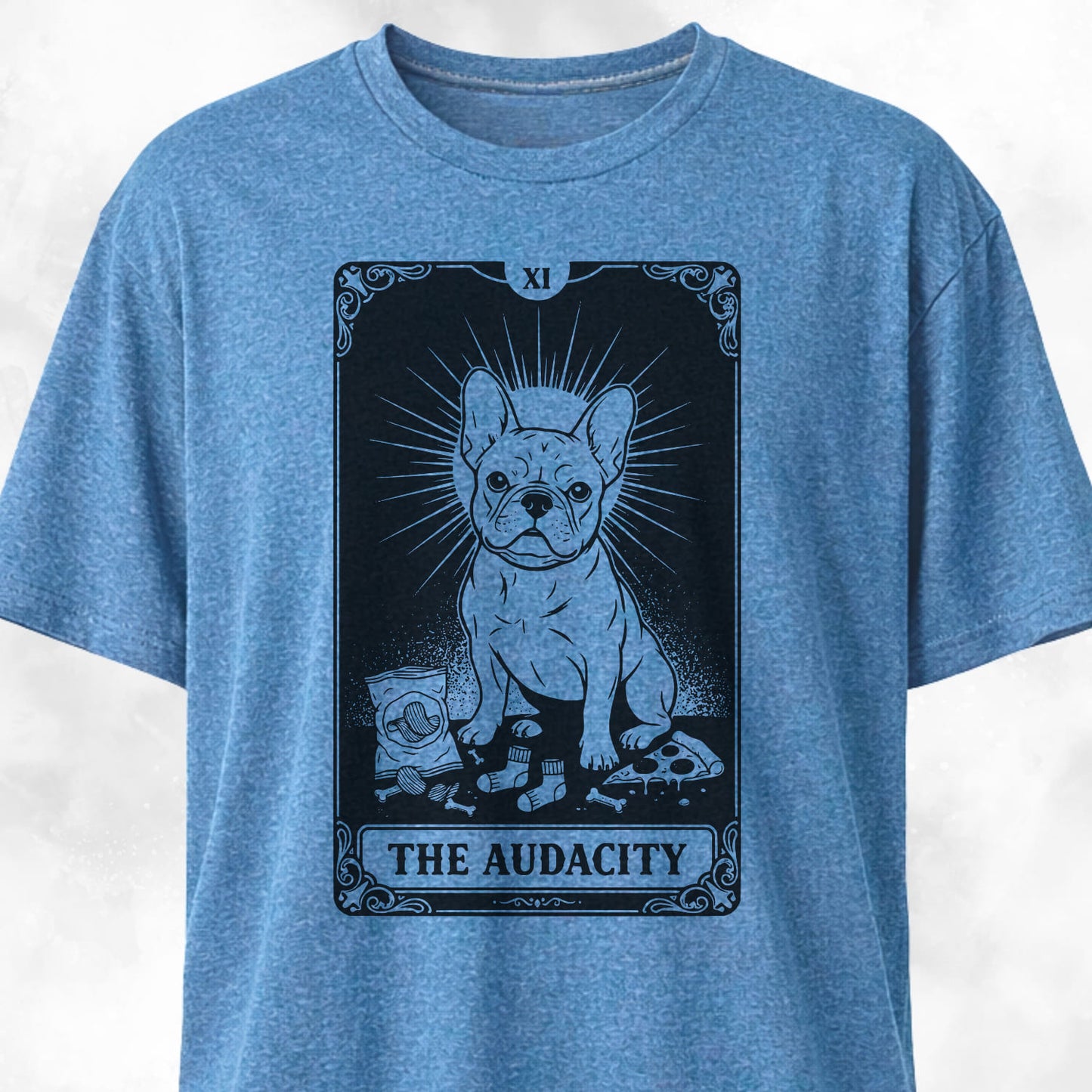 The Audacity Tarot Card Frenchie Edition T-Shirt