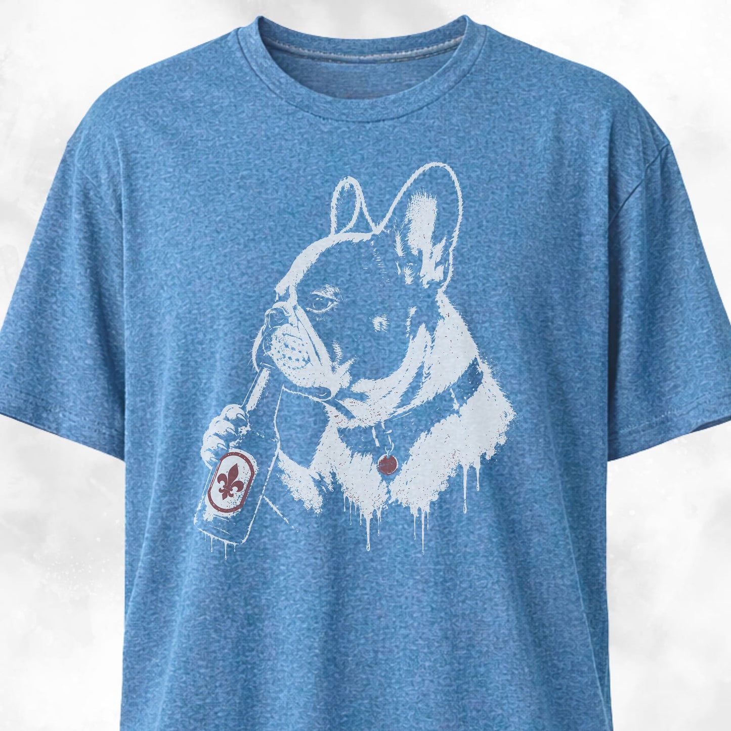 Beer Bottle French Bulldog T-Shirt