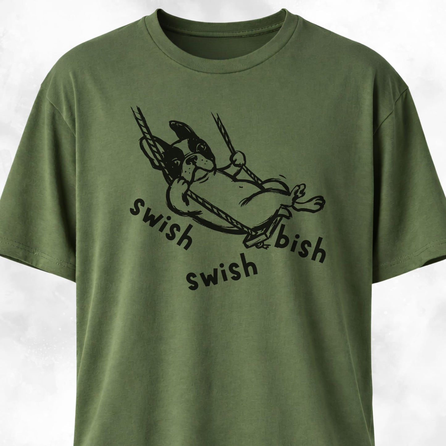 Swish Swish Bish Frenchie T-Shirt