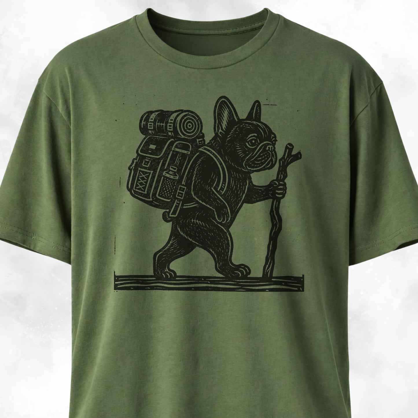 Hiker Frenchie T-Shirt