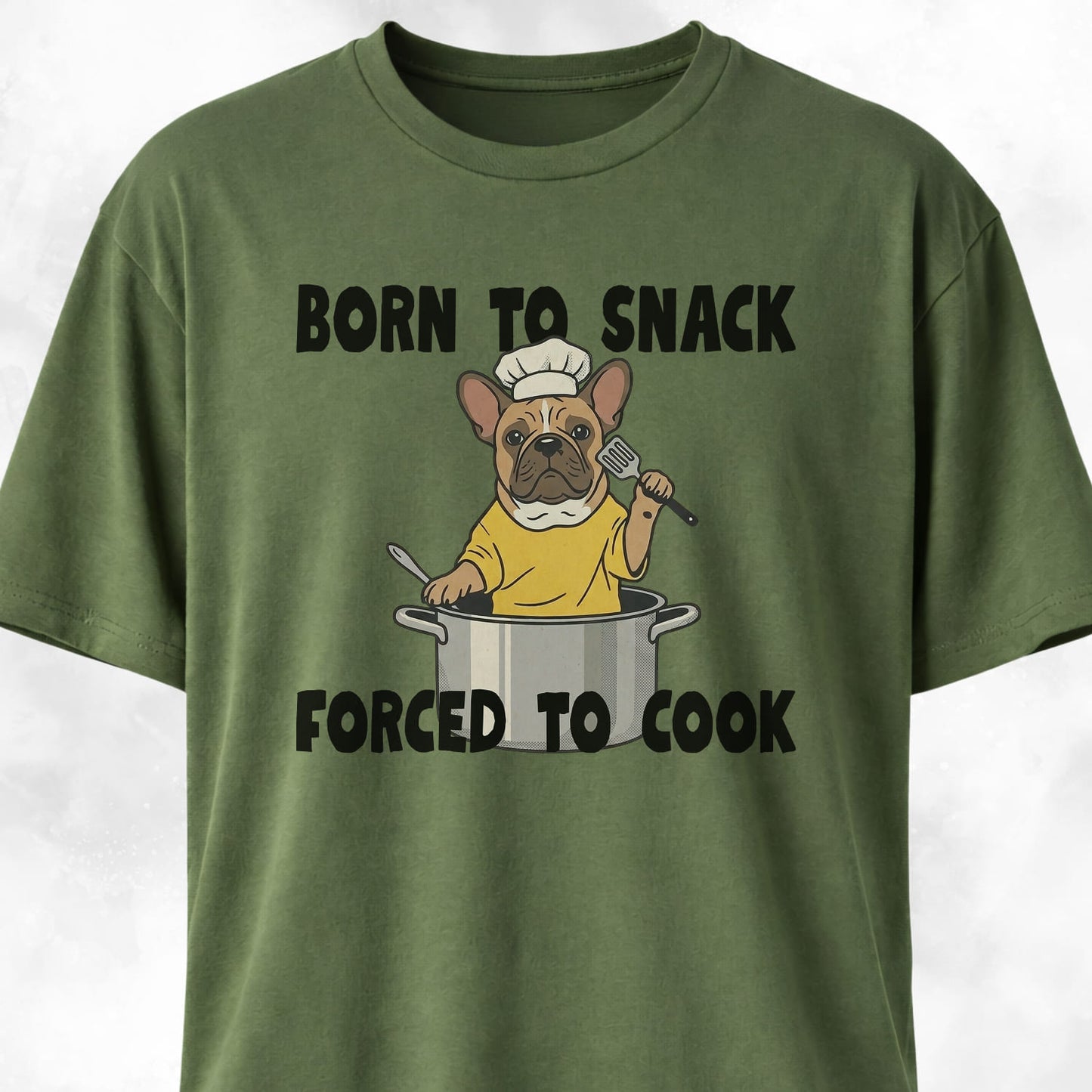Born To Snack French Bulldog T-Shirt