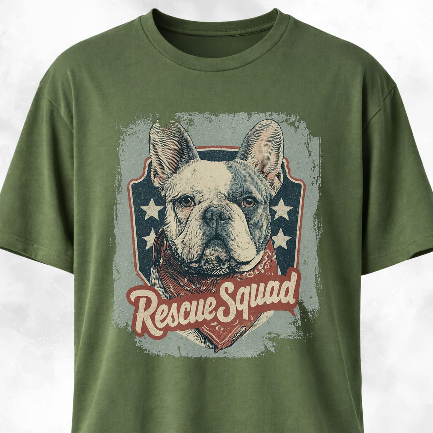Rescue Squad French Bulldog Adoption Pride T-Shirt
