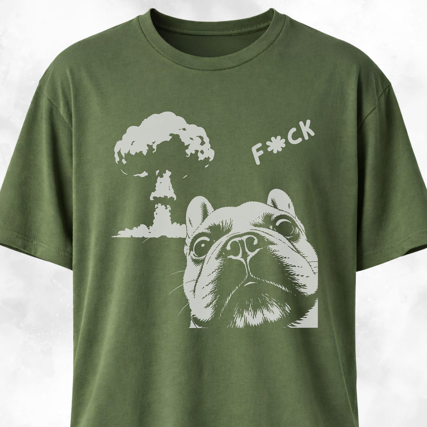Mushroom Frenchie Selfie T-Shirt