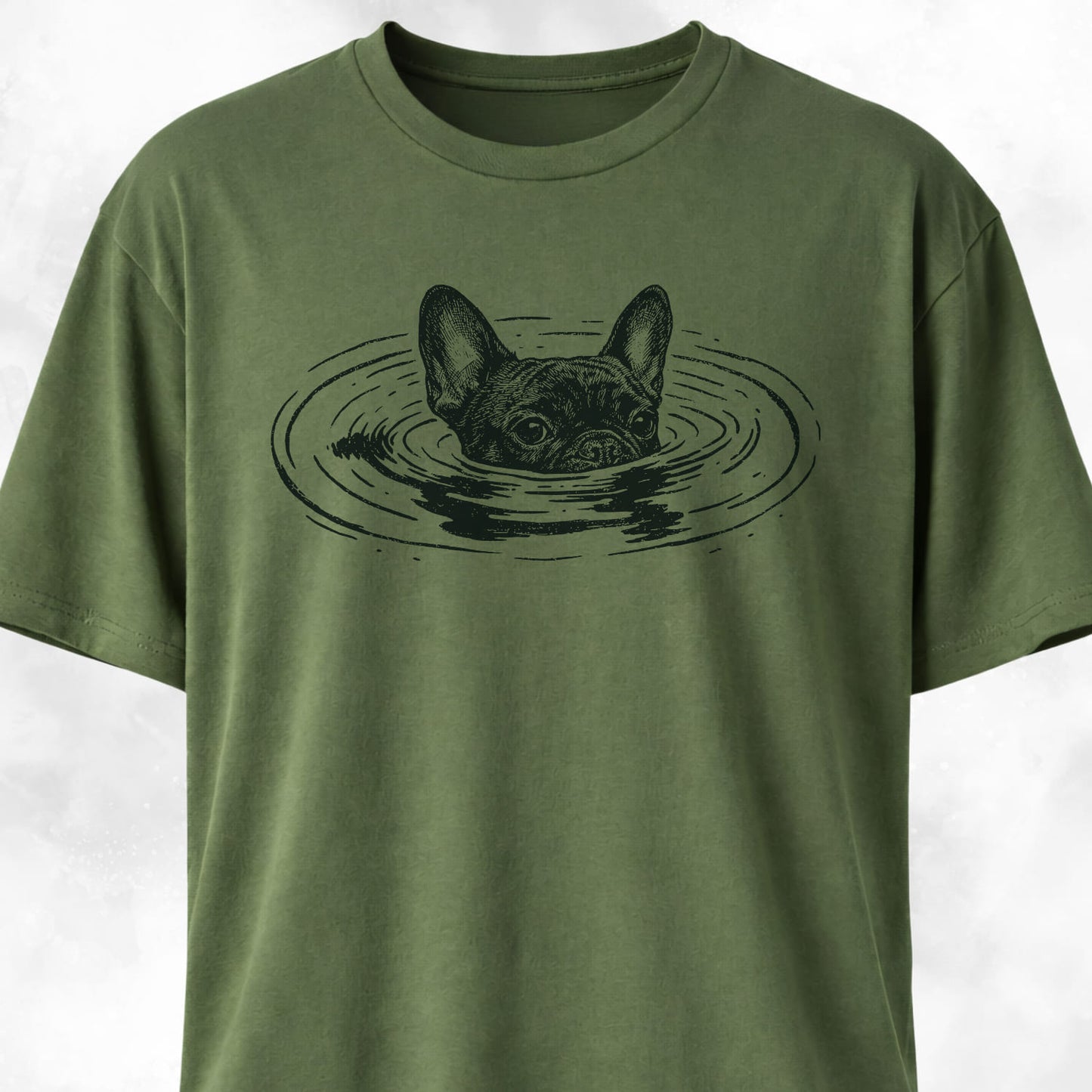 French Bulldog In The Water T-Shirt
