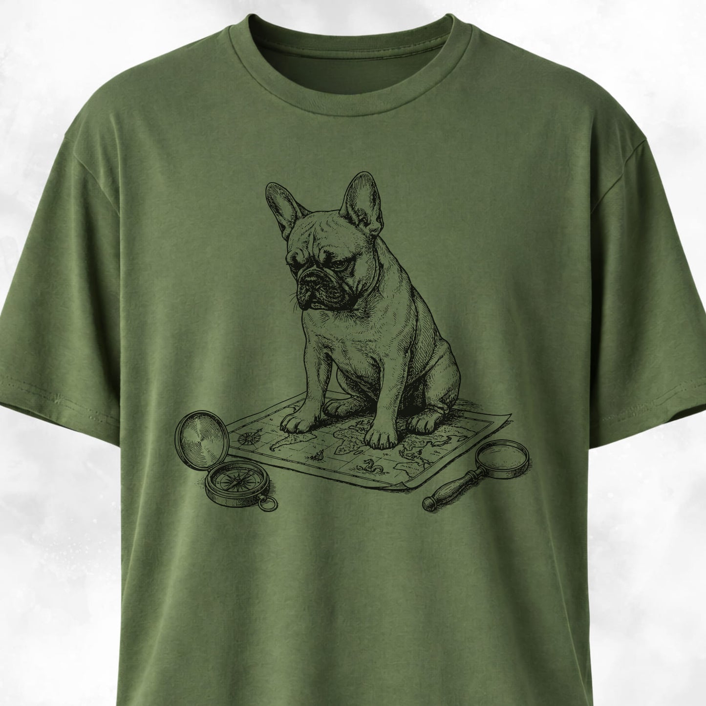 World Traveler French Bulldog T-Shirt