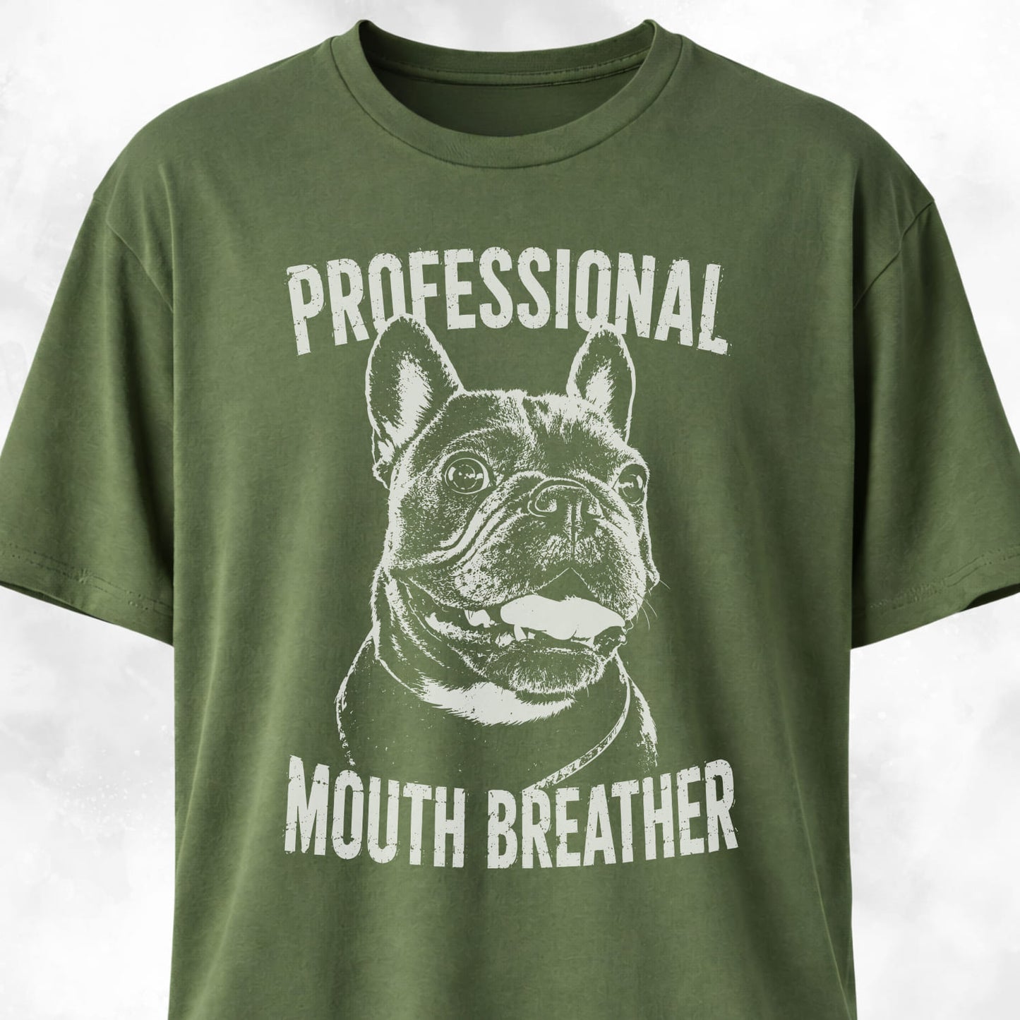 Professional Mouth Breather Frenchie T-Shirt