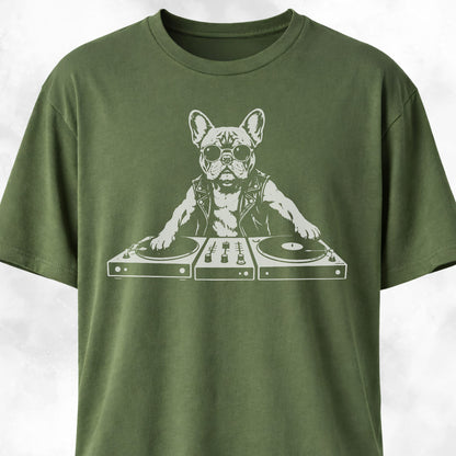 Dj French Bulldog T-Shirt