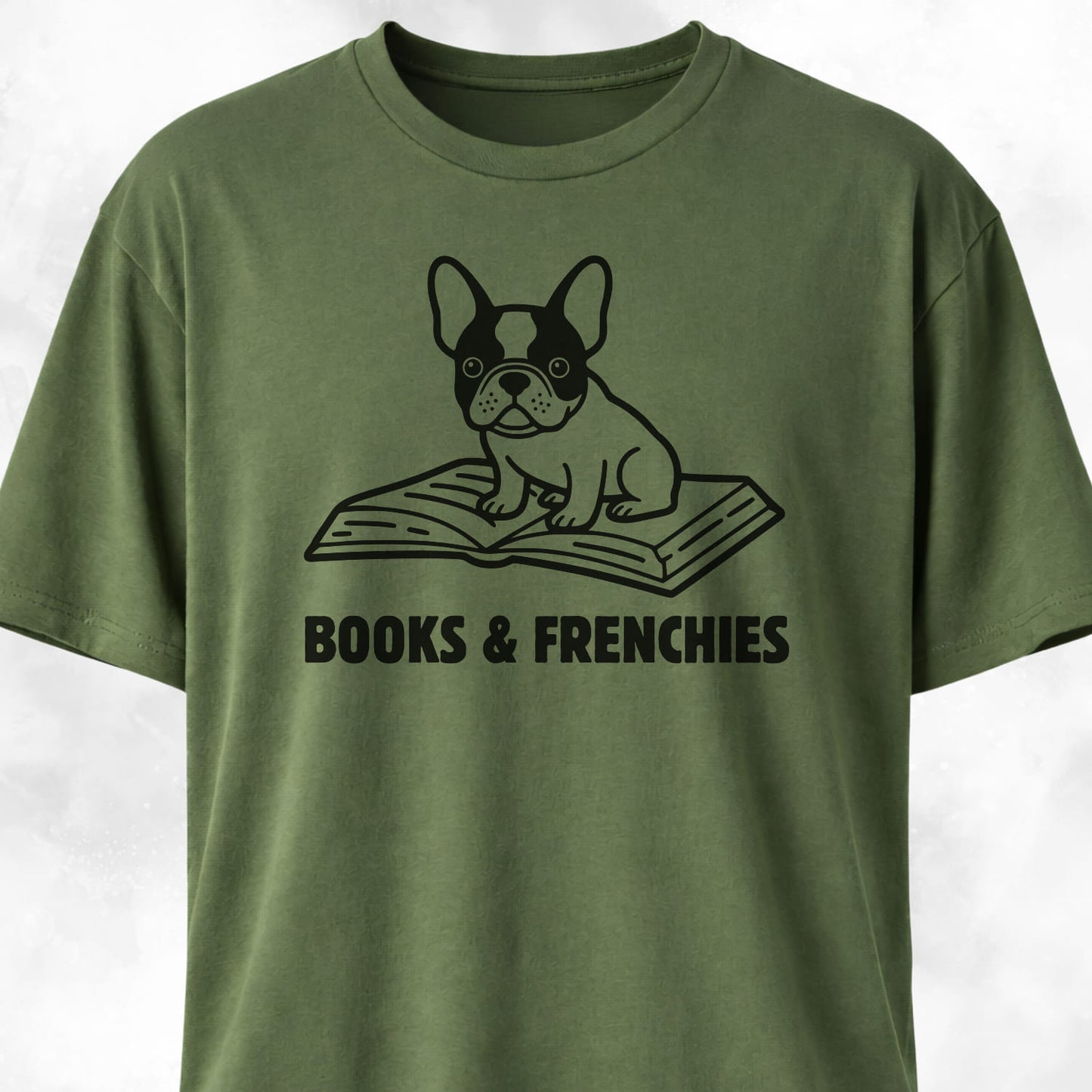 Books & Frenchies T-Shirt