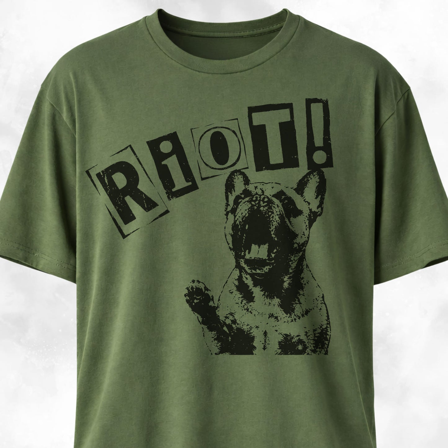 Riot French Bulldog T-Shirt
