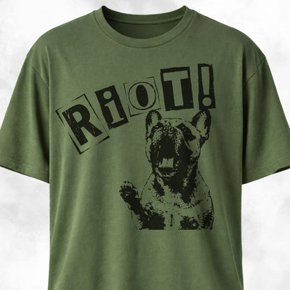 Riot French Bulldog T-Shirt