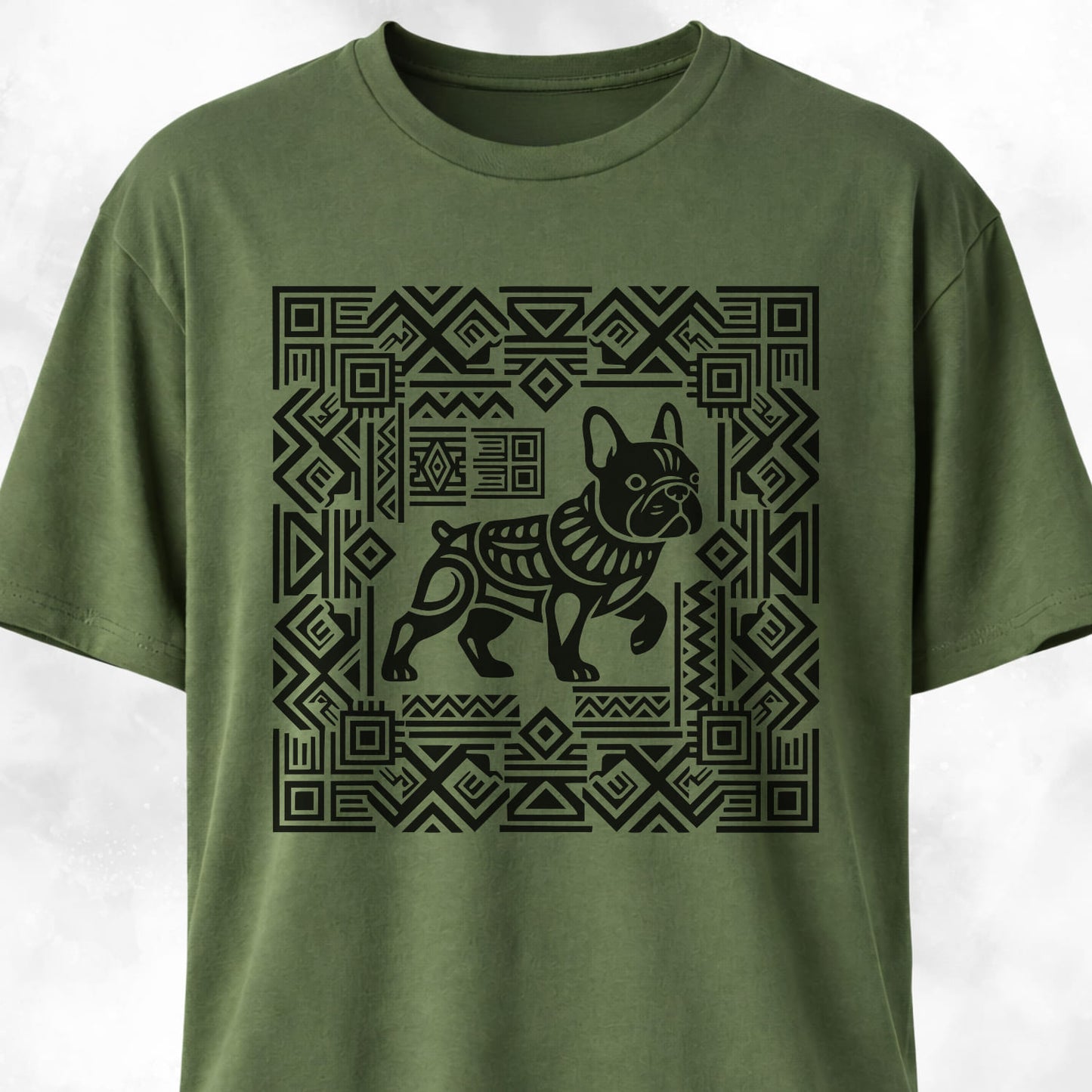 Aztec Art French Bulldog T-Shirt