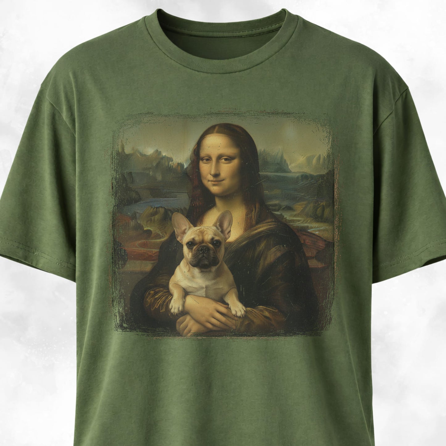 Mona Lisa Frenchie Edition T-Shirt