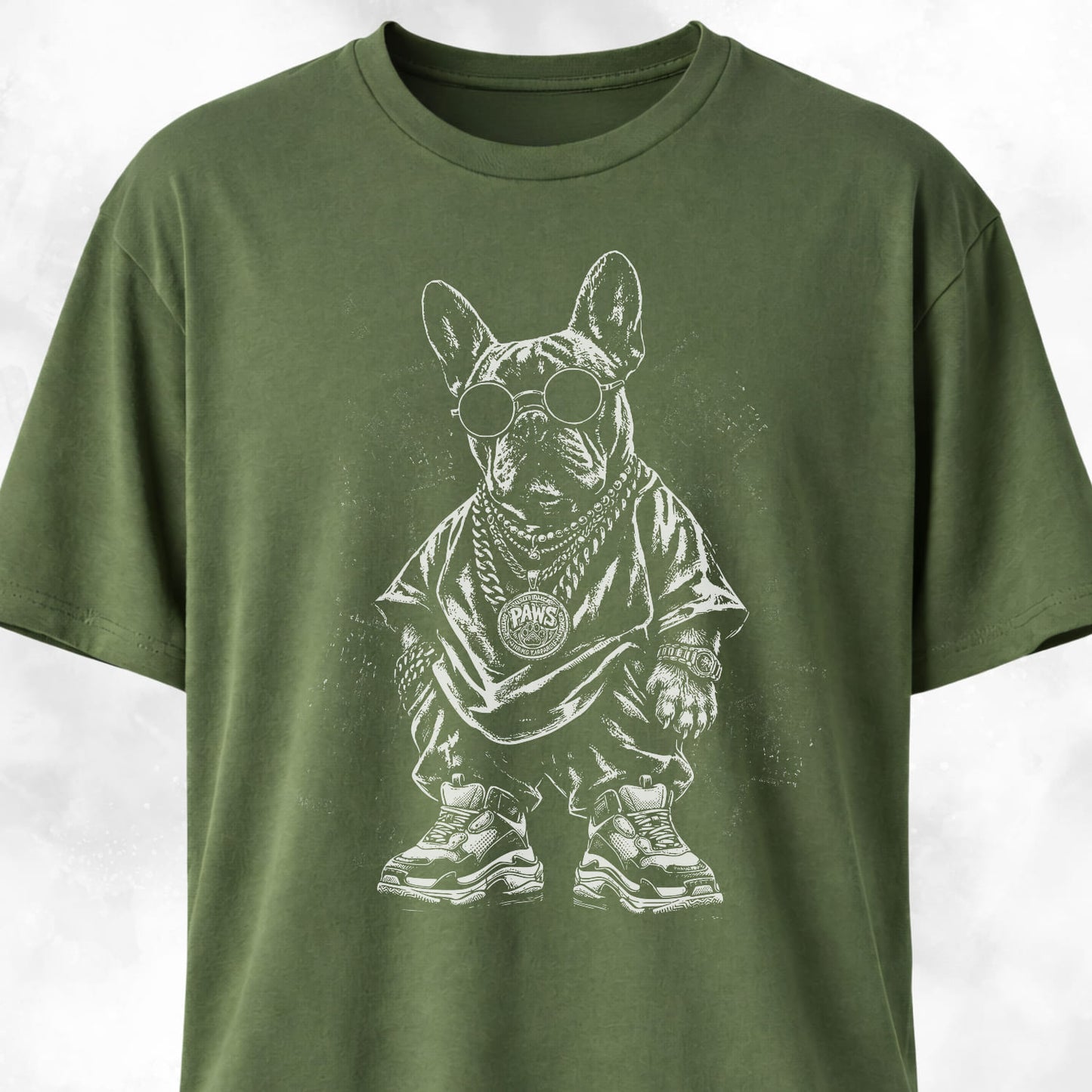 Stylish Urban French Bulldog T-Shirt