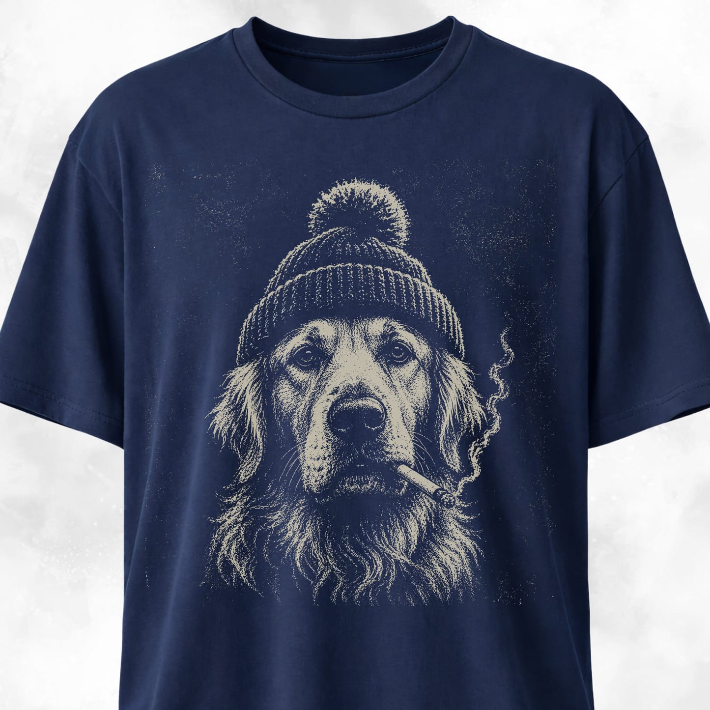 Smoking Goldie With A Beanie T-Shirt