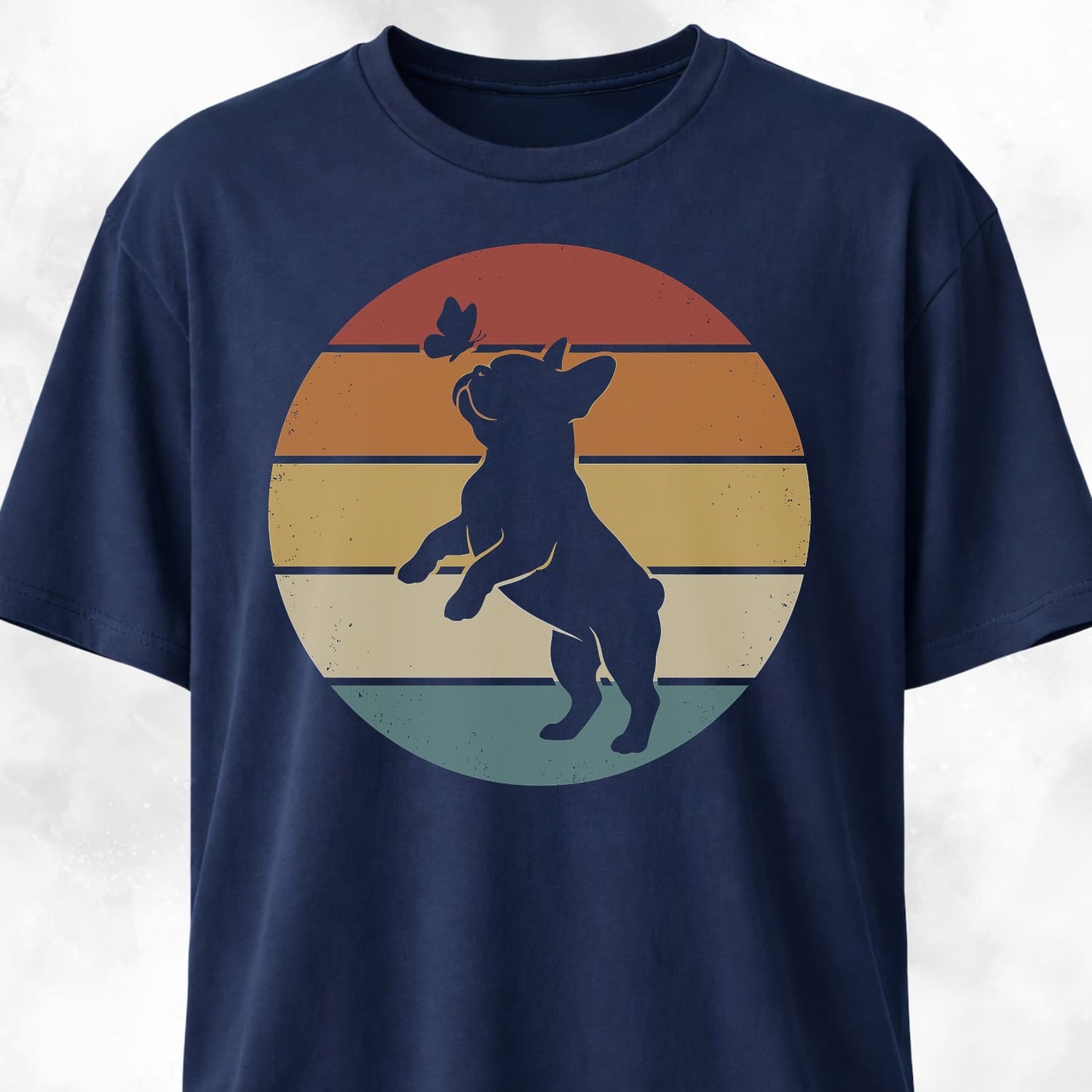 Frenchie With A Butterfly T-Shirt