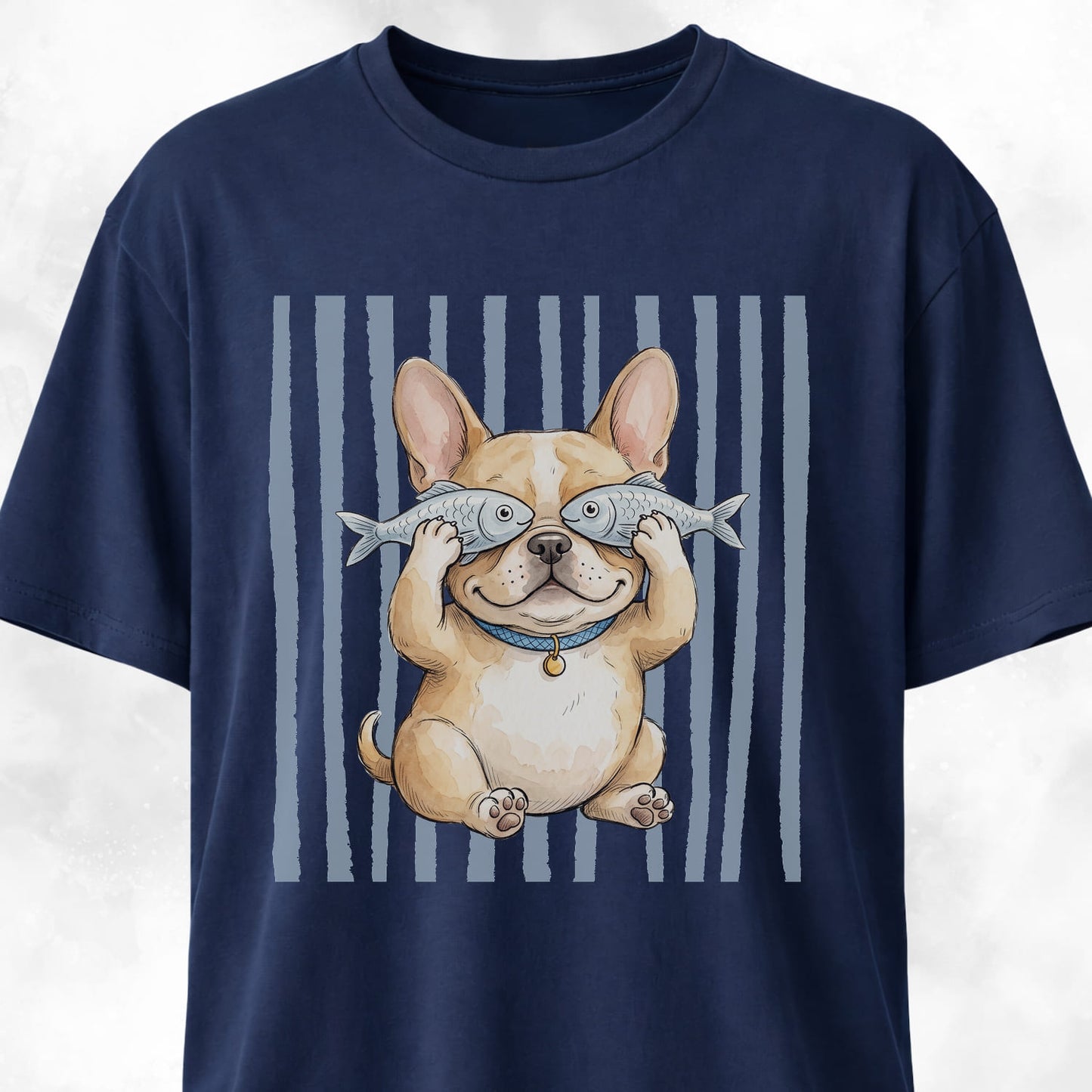 Fish Goggles Frenchie T-Shirt