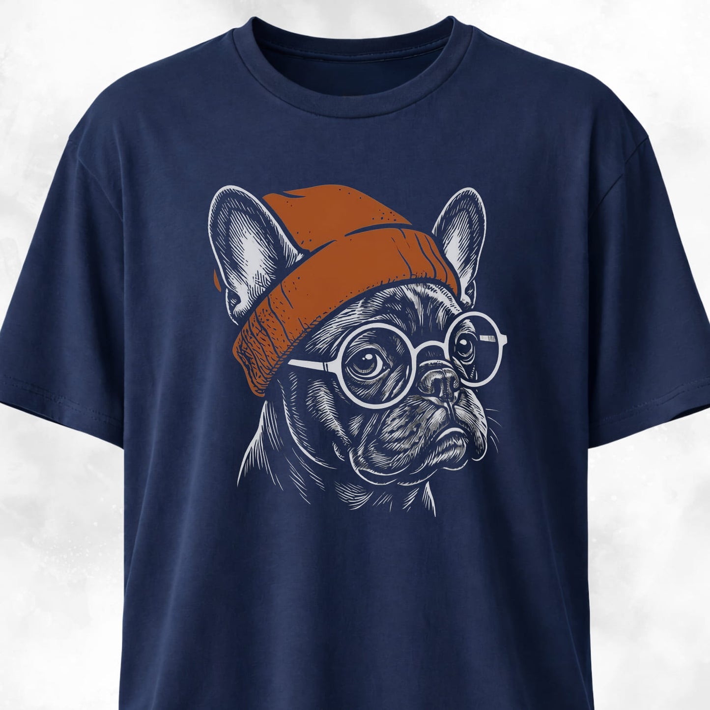 Frenchie With A Beanie T-Shirt