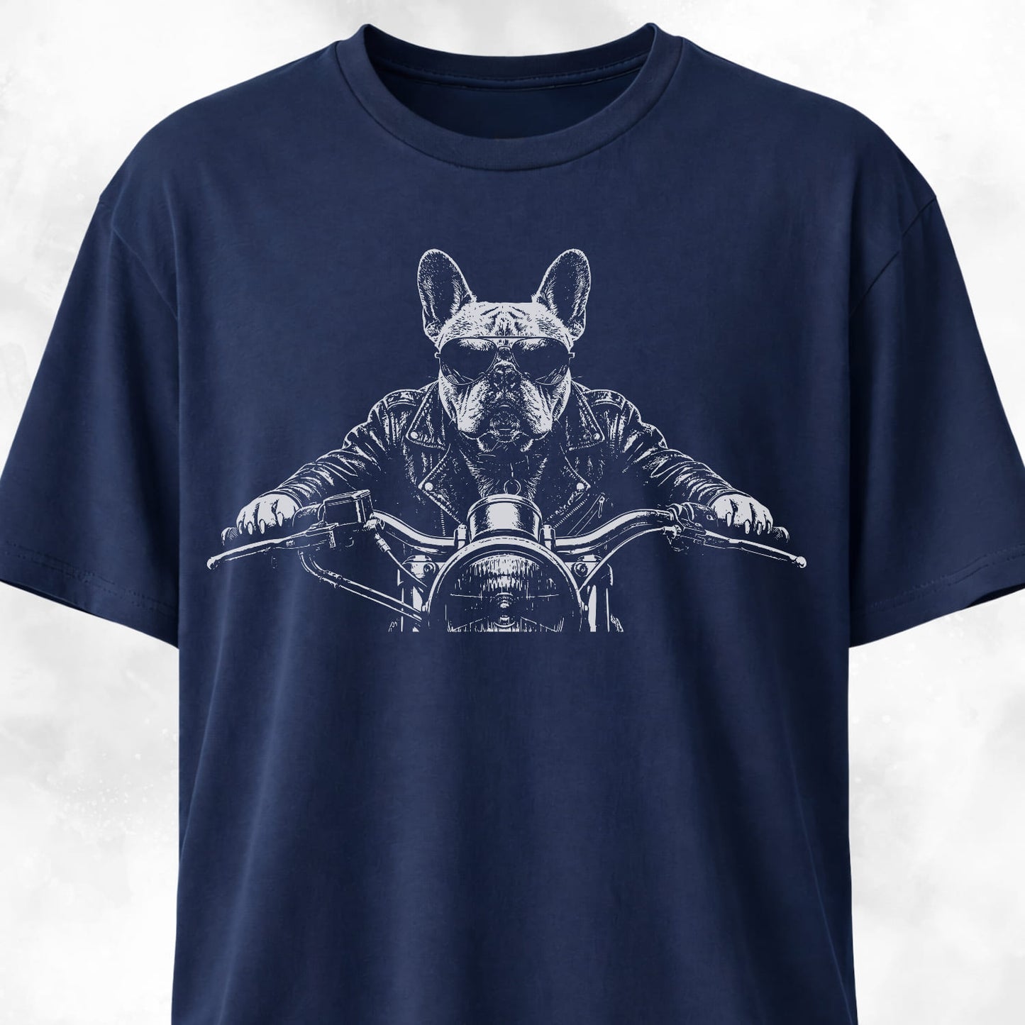 Biker Frenchie T-Shirt