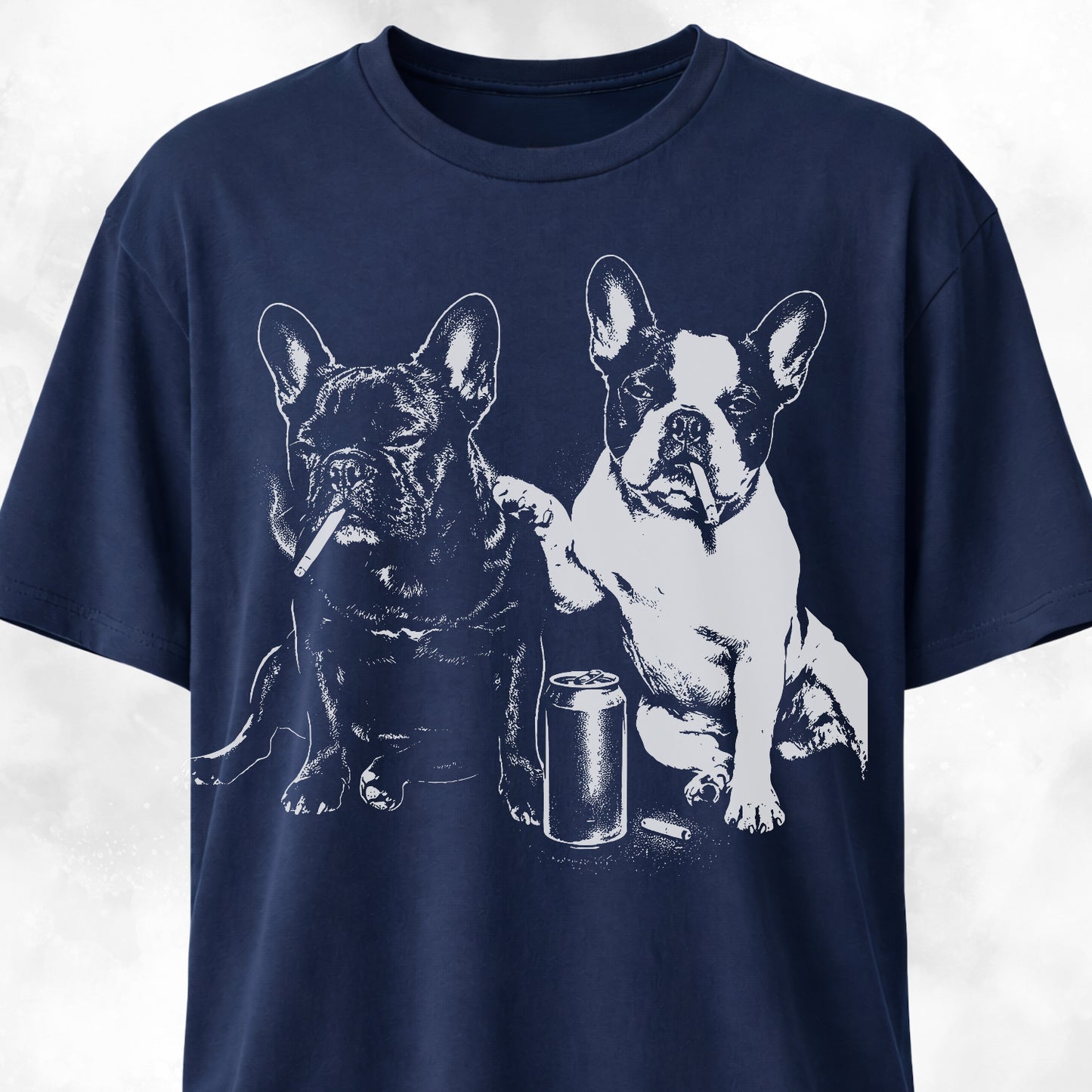 Frenchie Sad Buddies Revisited T-Shirt
