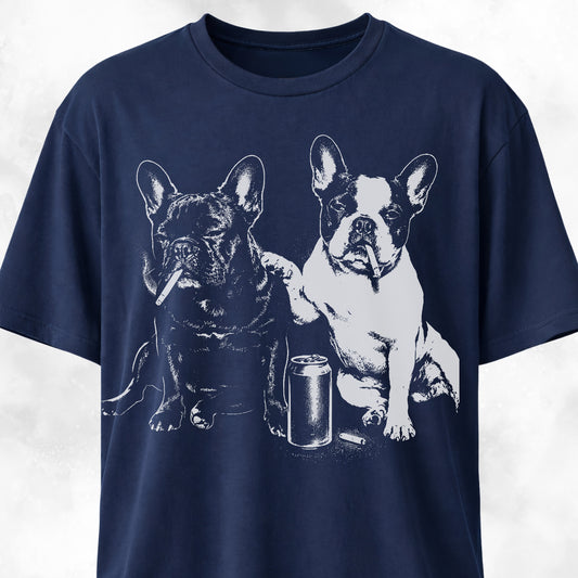 Frenchie Sad Buddies Revisited T-Shirt
