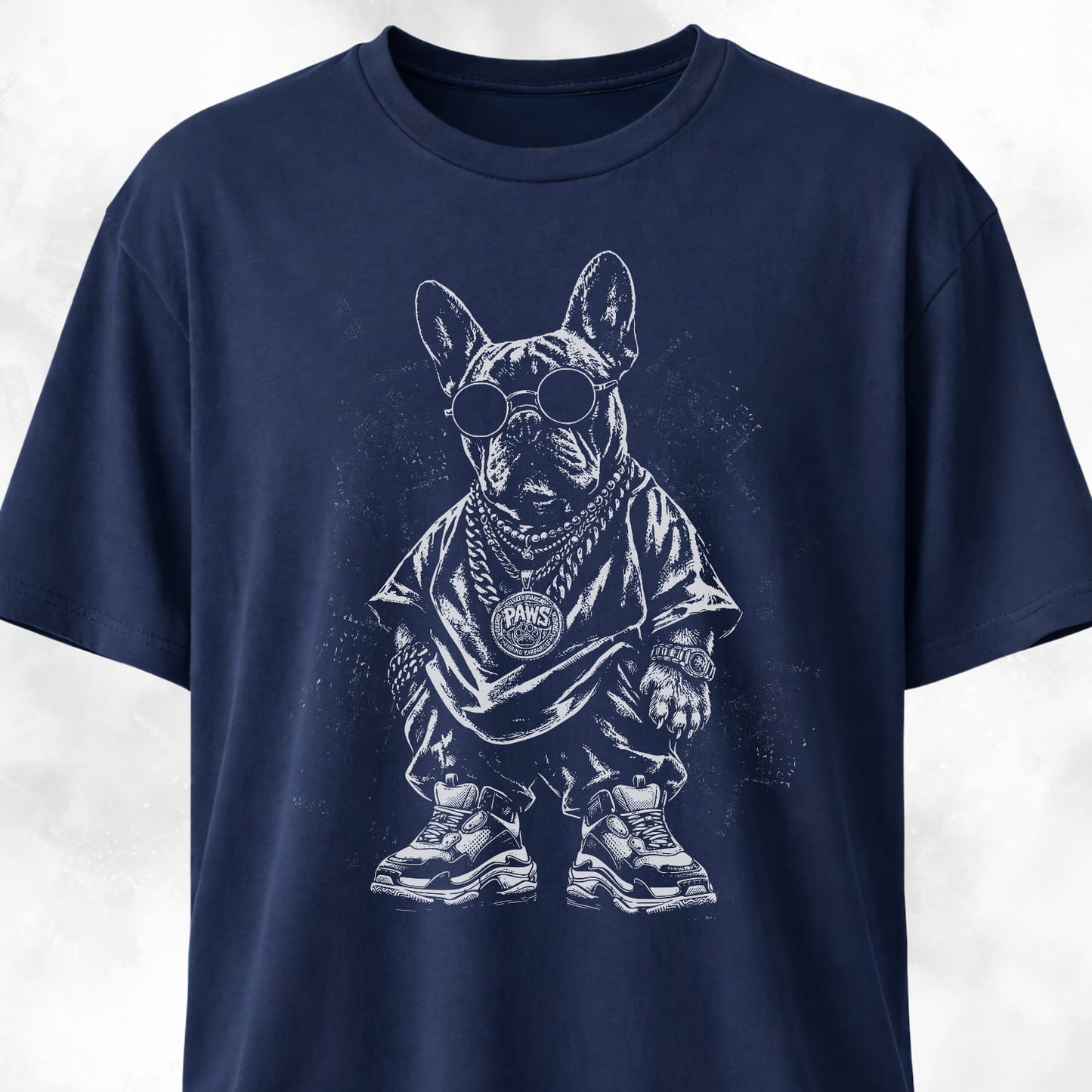 Stylish Urban French Bulldog T-Shirt