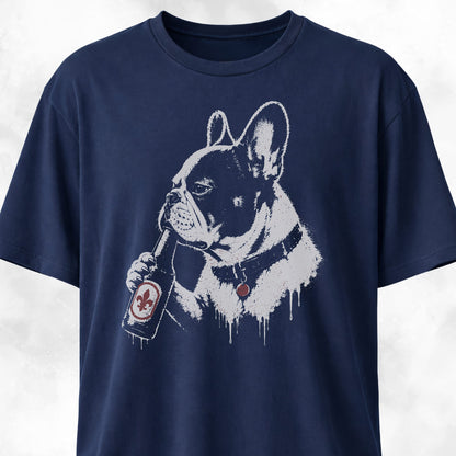 Beer Bottle French Bulldog T-Shirt
