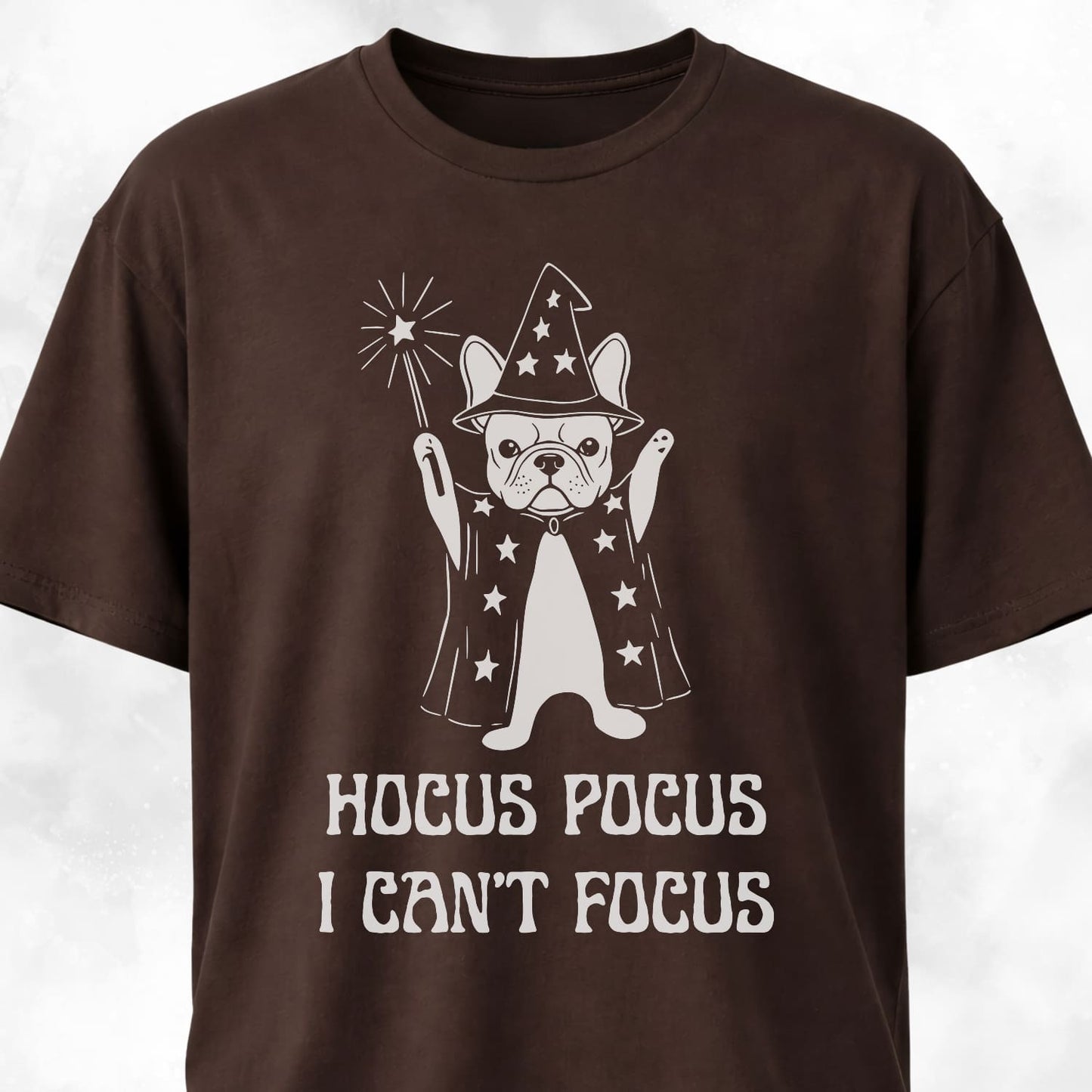 Hocus Pocus French Bulldog Wizard T-Shirt