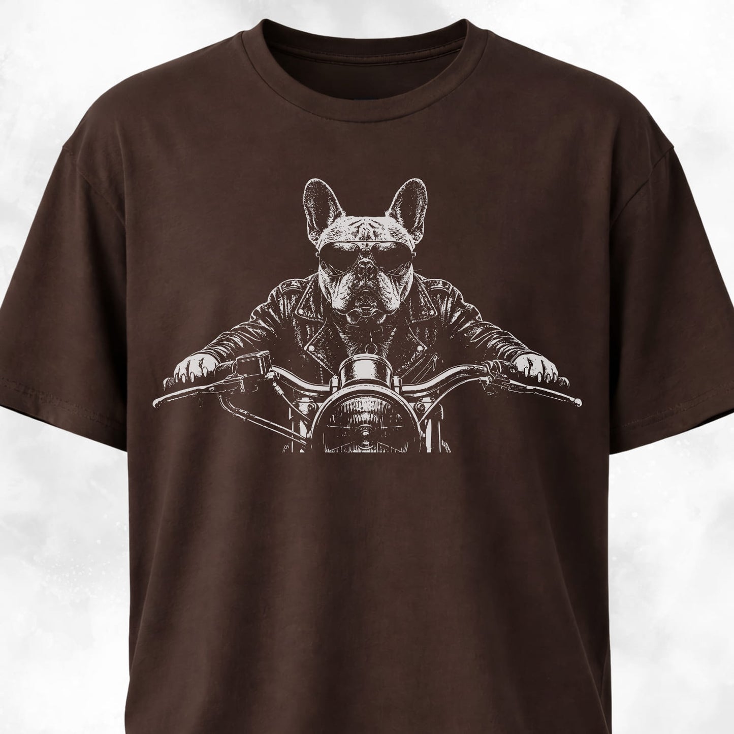 Biker Frenchie T-Shirt
