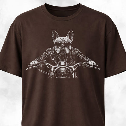 Biker Frenchie T-Shirt