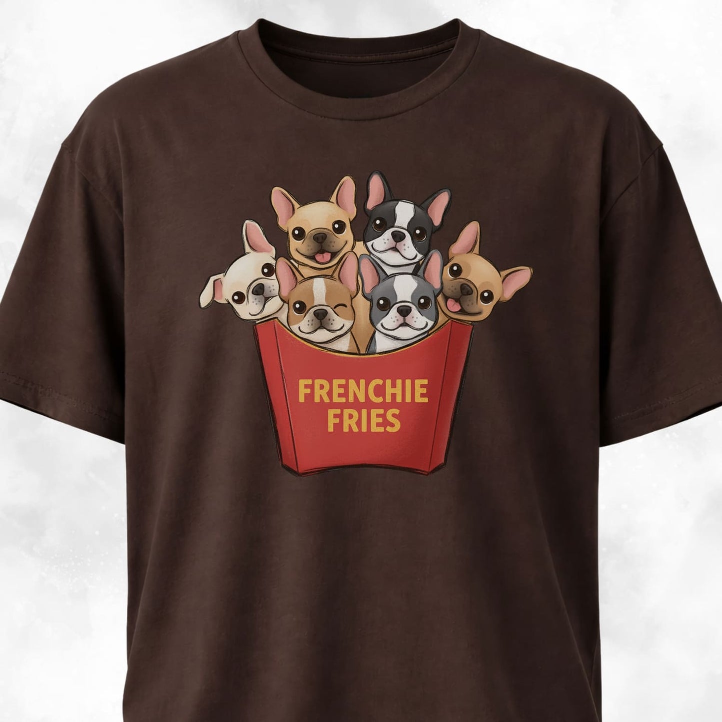 Frenchie Fries Fun T-Shirt