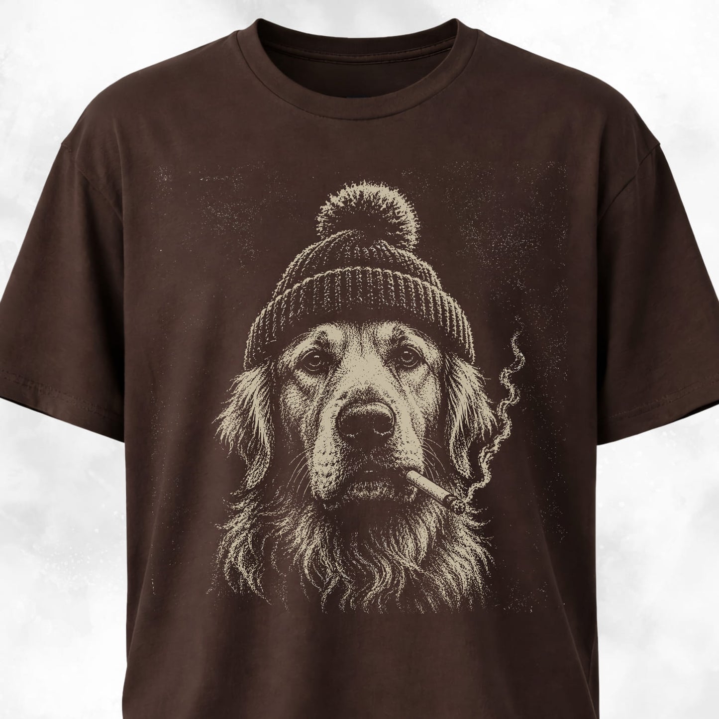Smoking Goldie With A Beanie T-Shirt