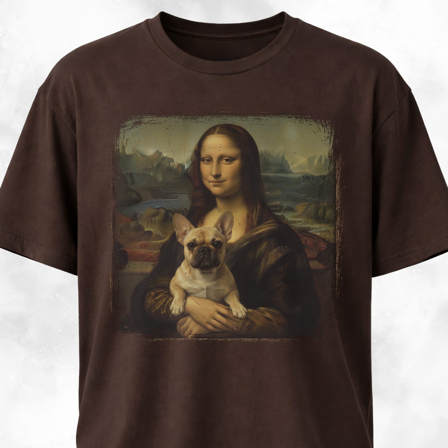 Mona Lisa Frenchie Edition T-Shirt