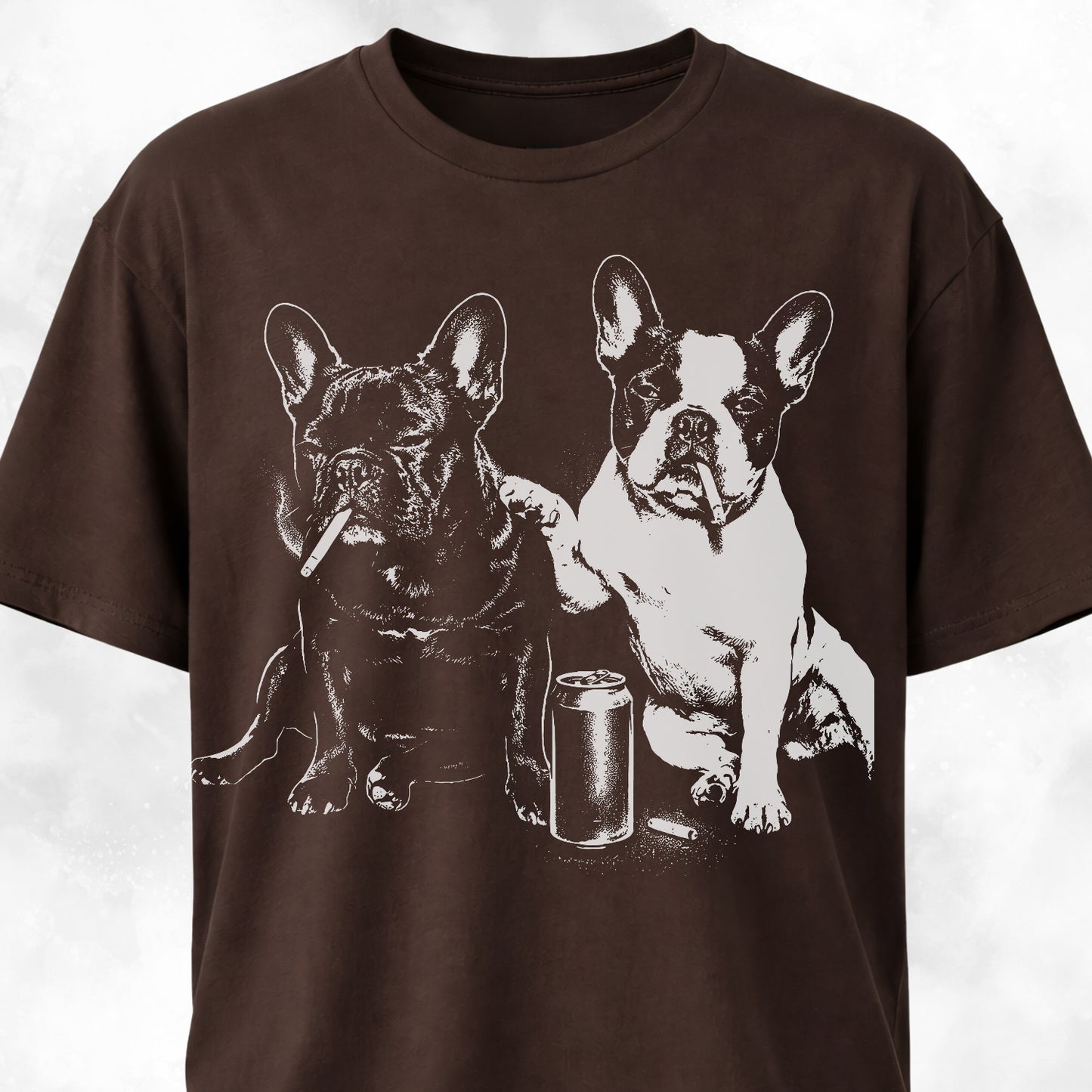 Frenchie Sad Buddies Revisited T-Shirt