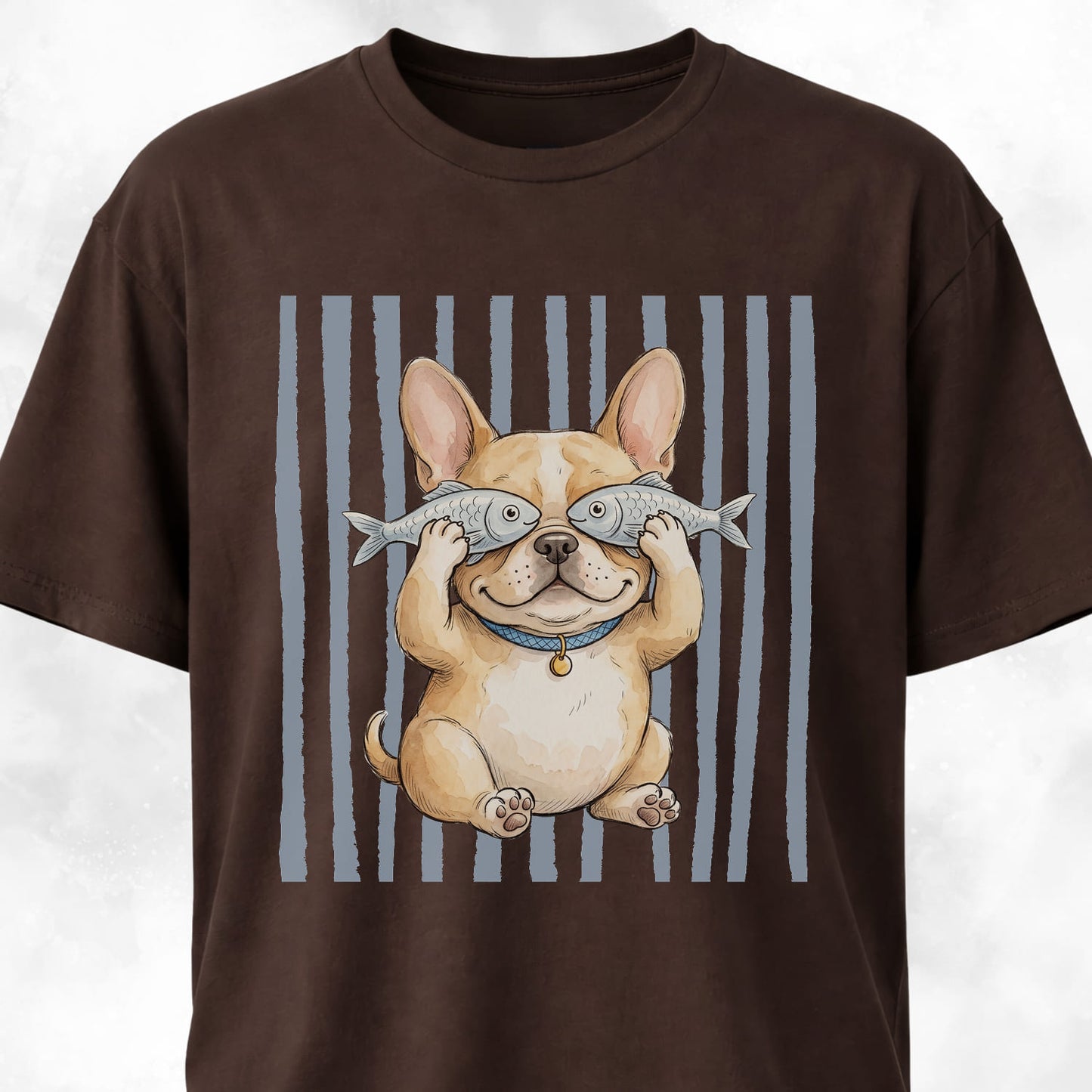 Fish Goggles Frenchie T-Shirt