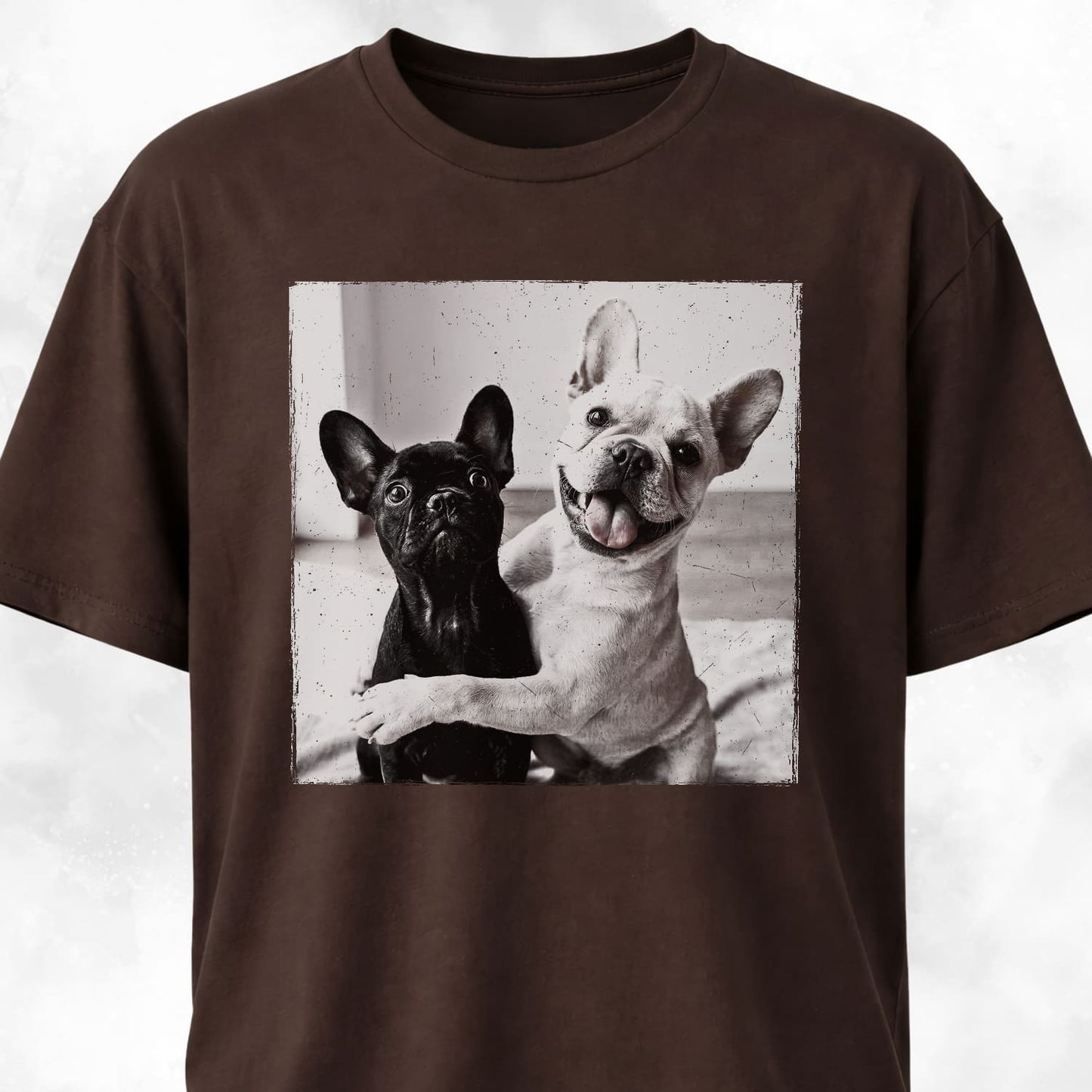 Frenchie Buddies Selfie T-Shirt