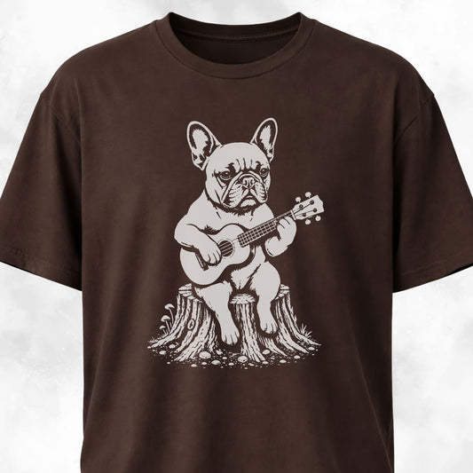Ukulele Frenchie T-Shirt