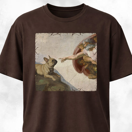 The Creation Of Adam Frenchie Edition T-Shirt