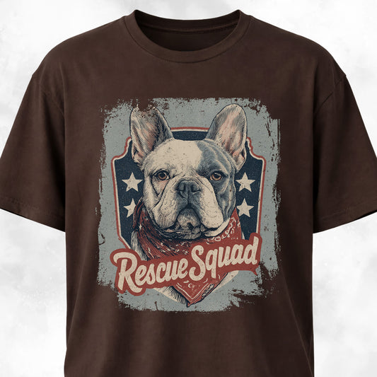 Rescue Squad French Bulldog Adoption Pride T-Shirt