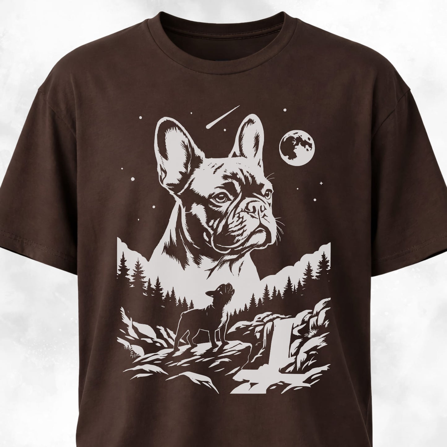 Frenchie Night Collage T-Shirt