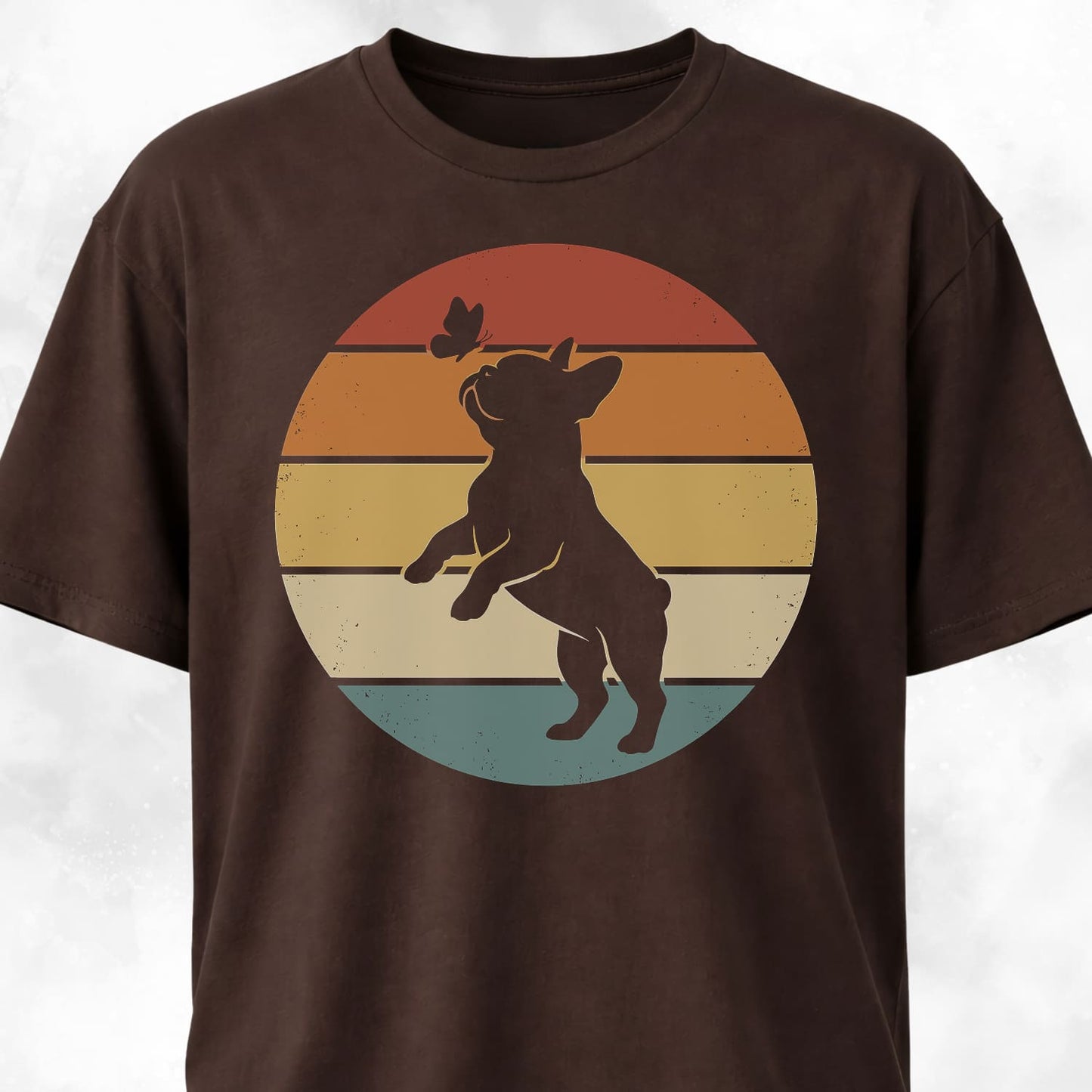 Frenchie With A Butterfly T-Shirt
