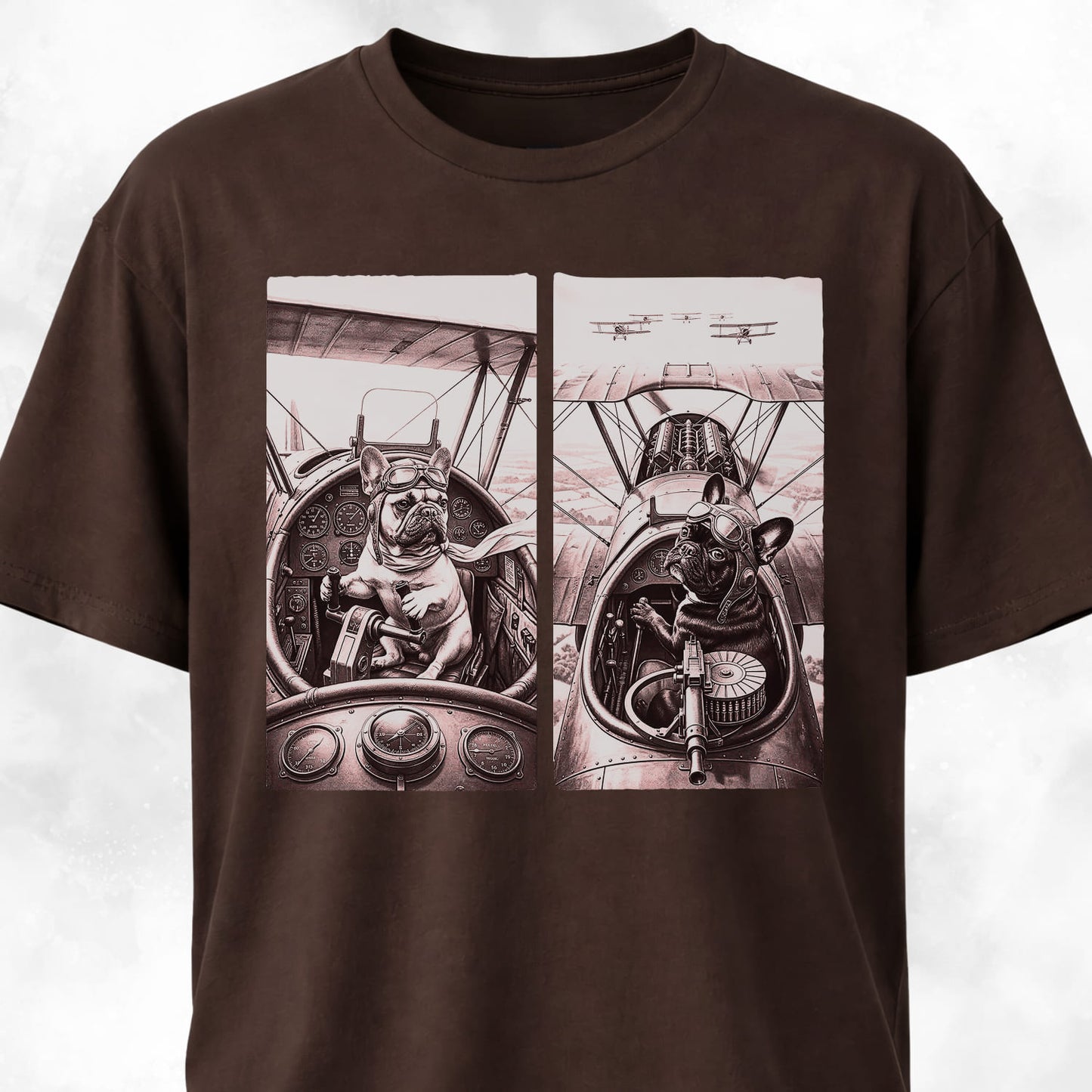 Frenchie WW2 Pilots T-Shirt