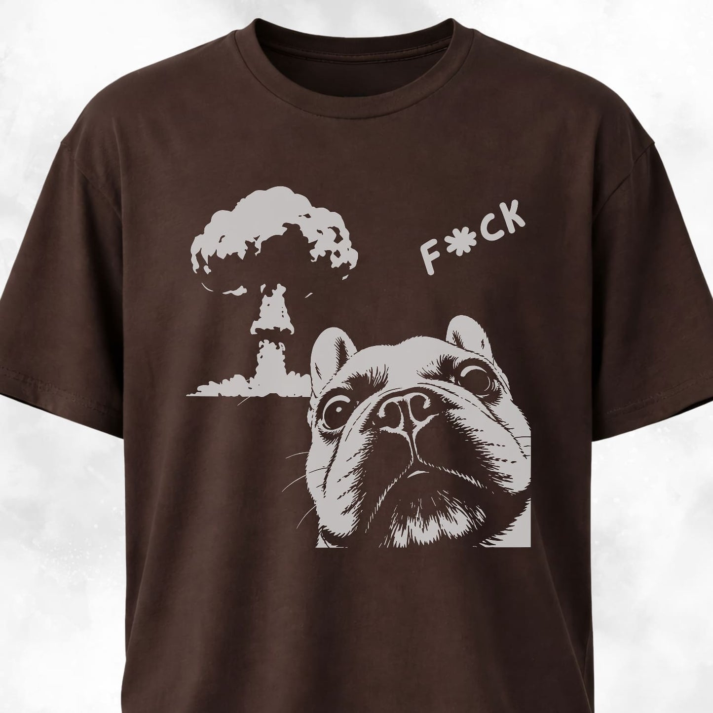 Mushroom Frenchie Selfie T-Shirt