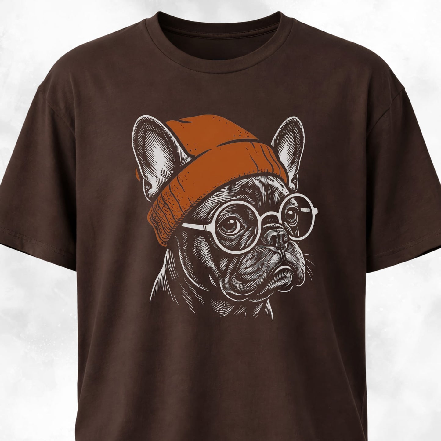 Frenchie With A Beanie T-Shirt