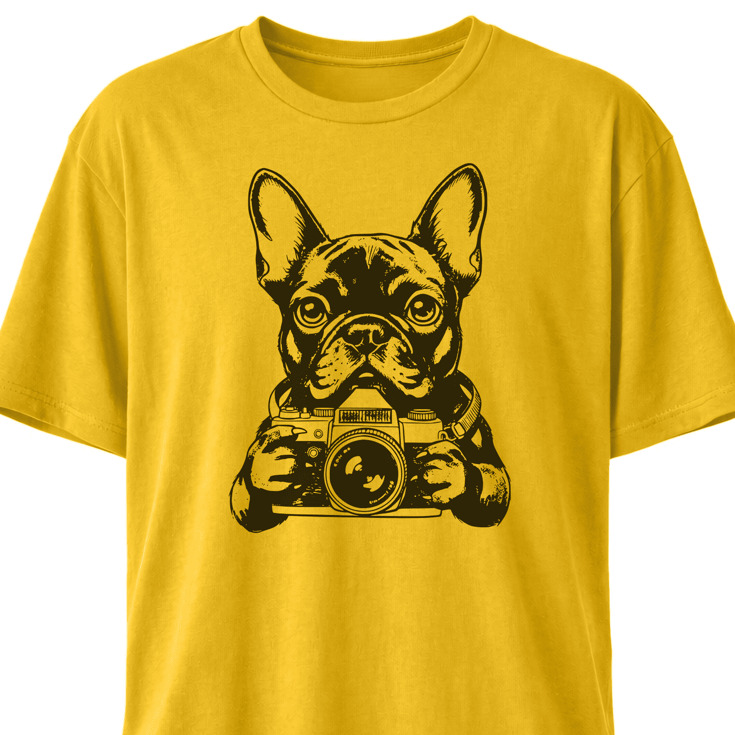 Tourist Frenchie With A Camera T-Shirt