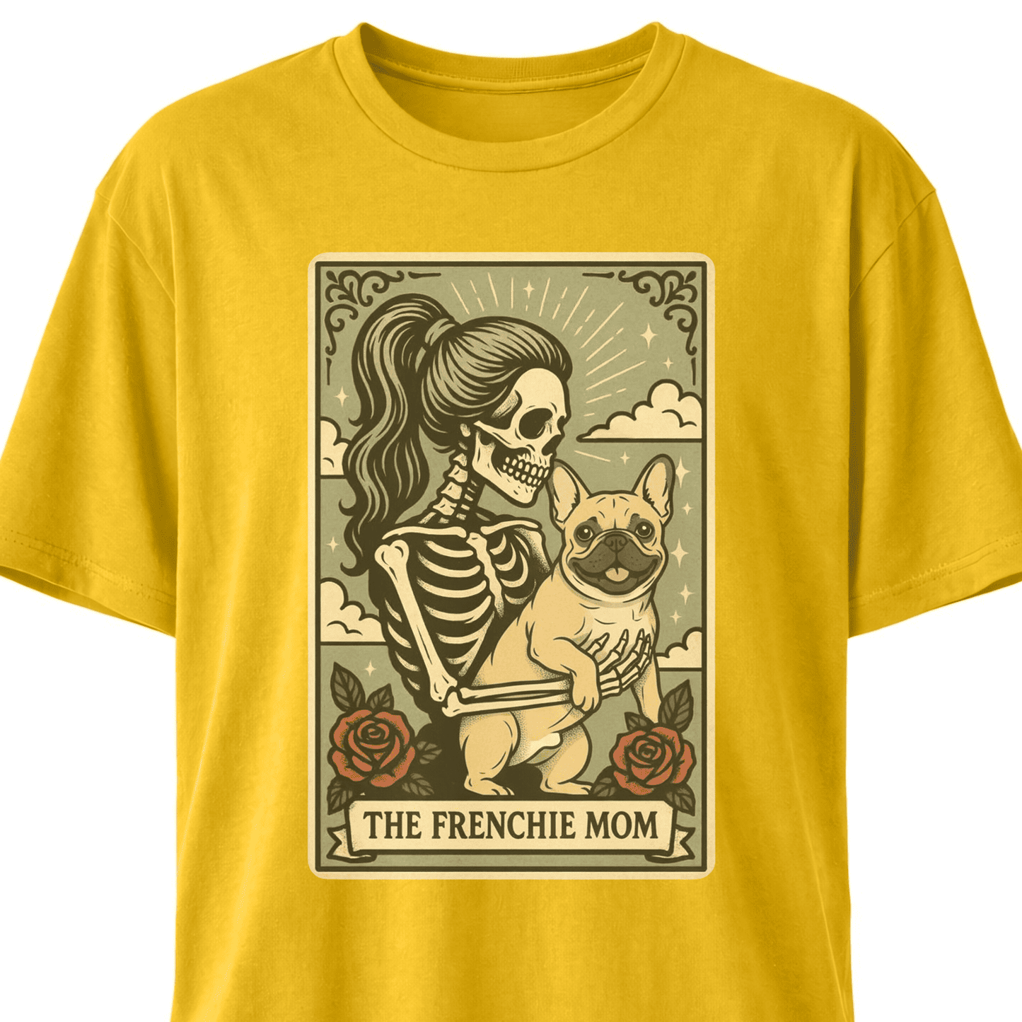 The Frenchie Mom Tarot Card T-Shirt