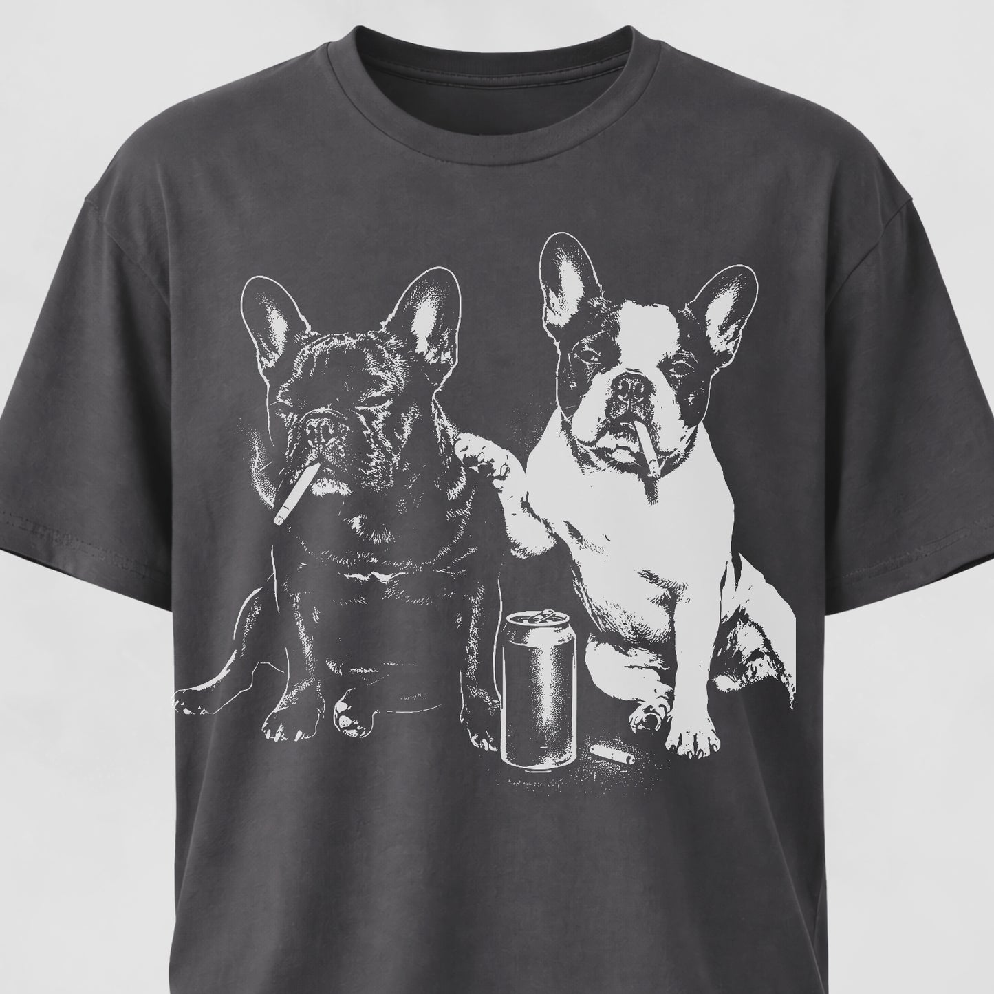 Frenchie Sad Buddies Revisited T-Shirt