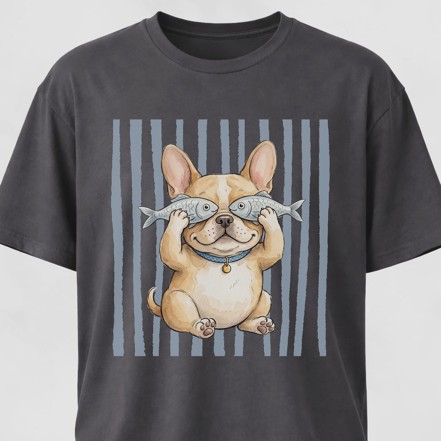 Fish Goggles Frenchie T-Shirt