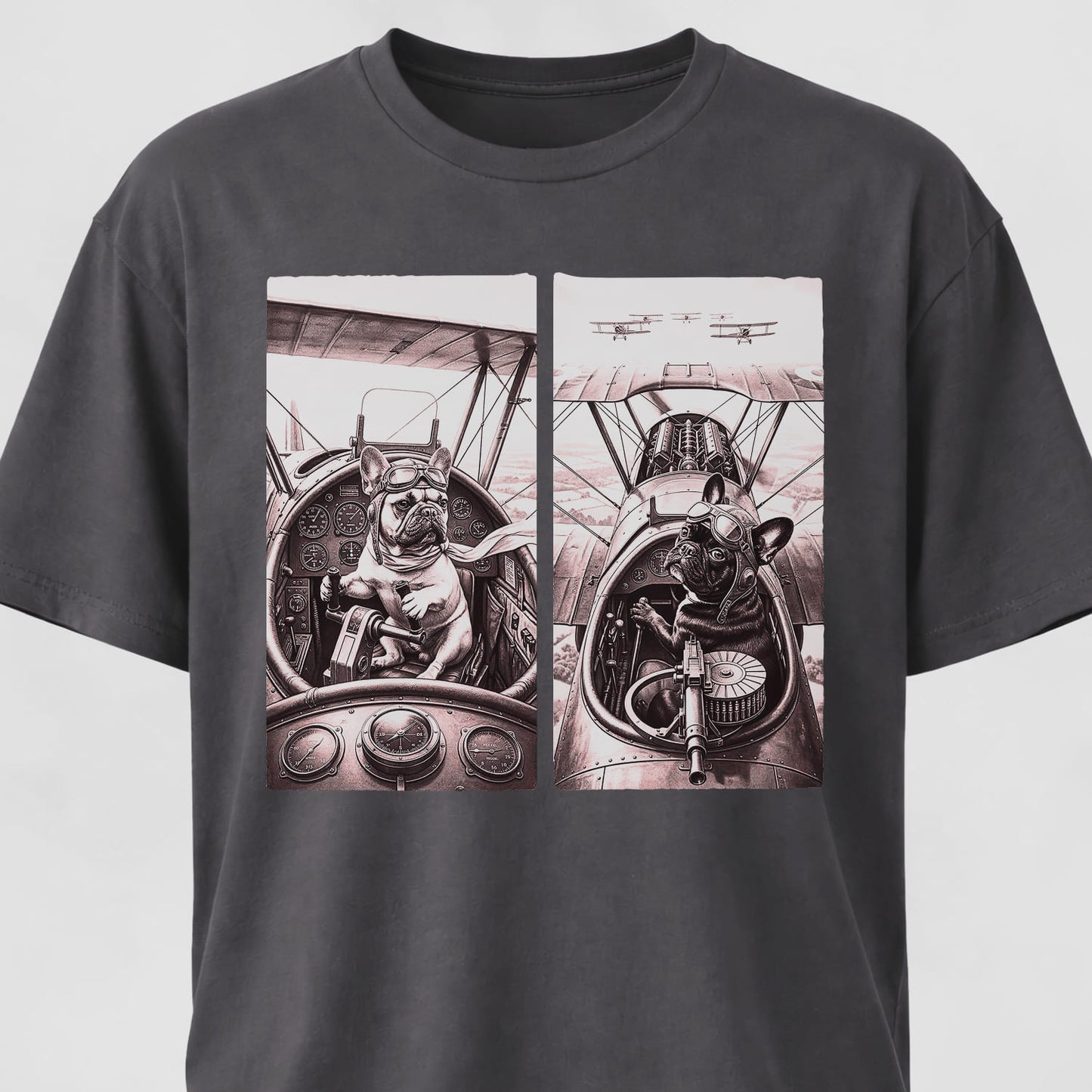 Frenchie WW2 Pilots T-Shirt